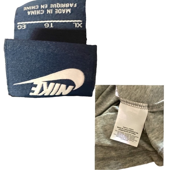 NIKE Tank Top Vintage Band Sleeveless Grey/Lime “Just Do It” XL/TG/EG Pr… - Picture 3 of 5